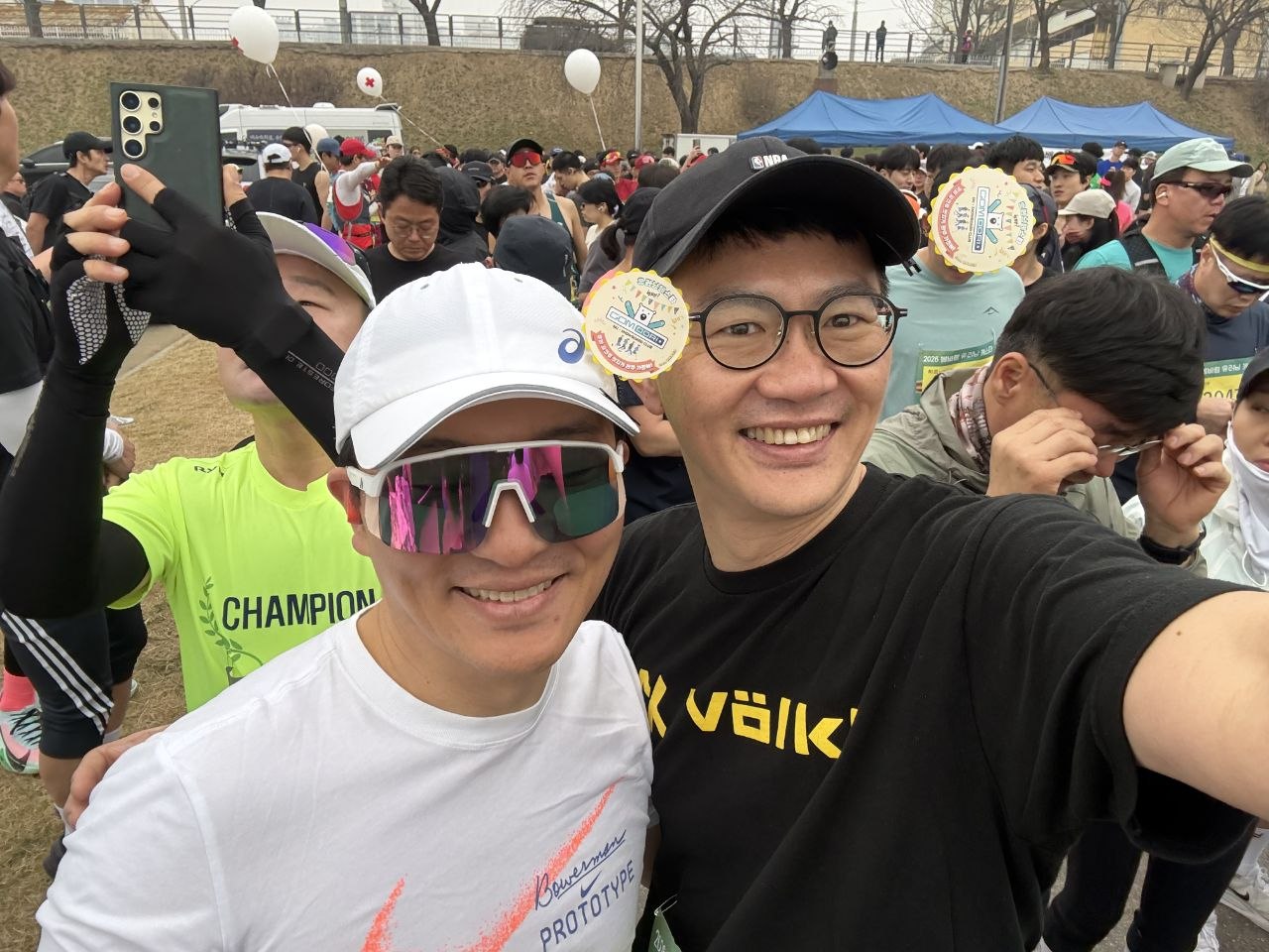 정욱님과 출발 전